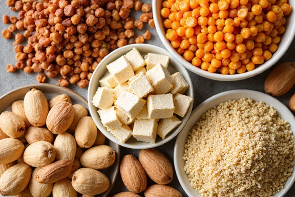 Imagen de artículo sobre proteínas vegetales